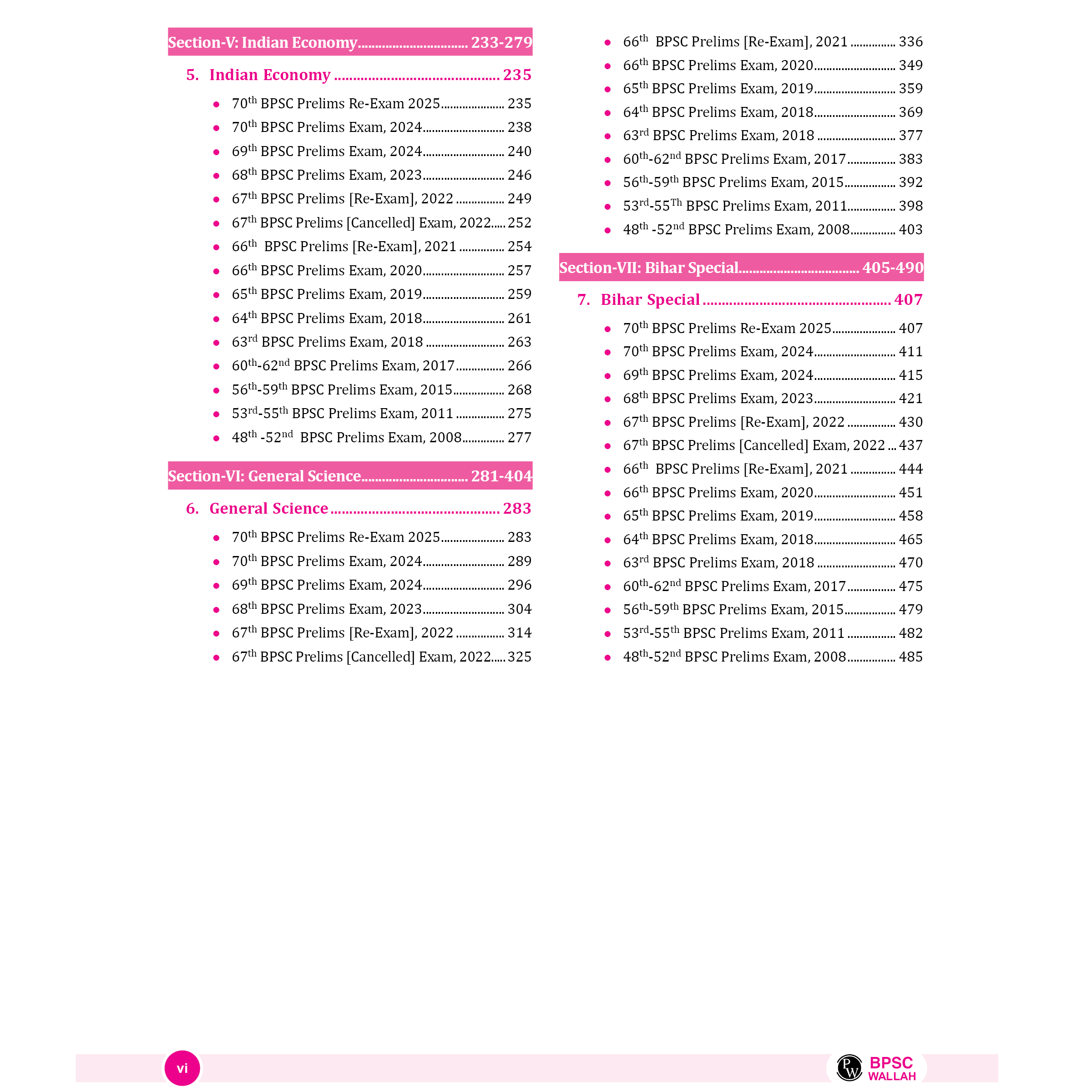 ONLYIAS BPSC WALLAH 15 Years PYQs Compilation General Studies For Civil Services Exam 2025 | Comprehensive Learning Series For Prelims | Subject-wise Categorization