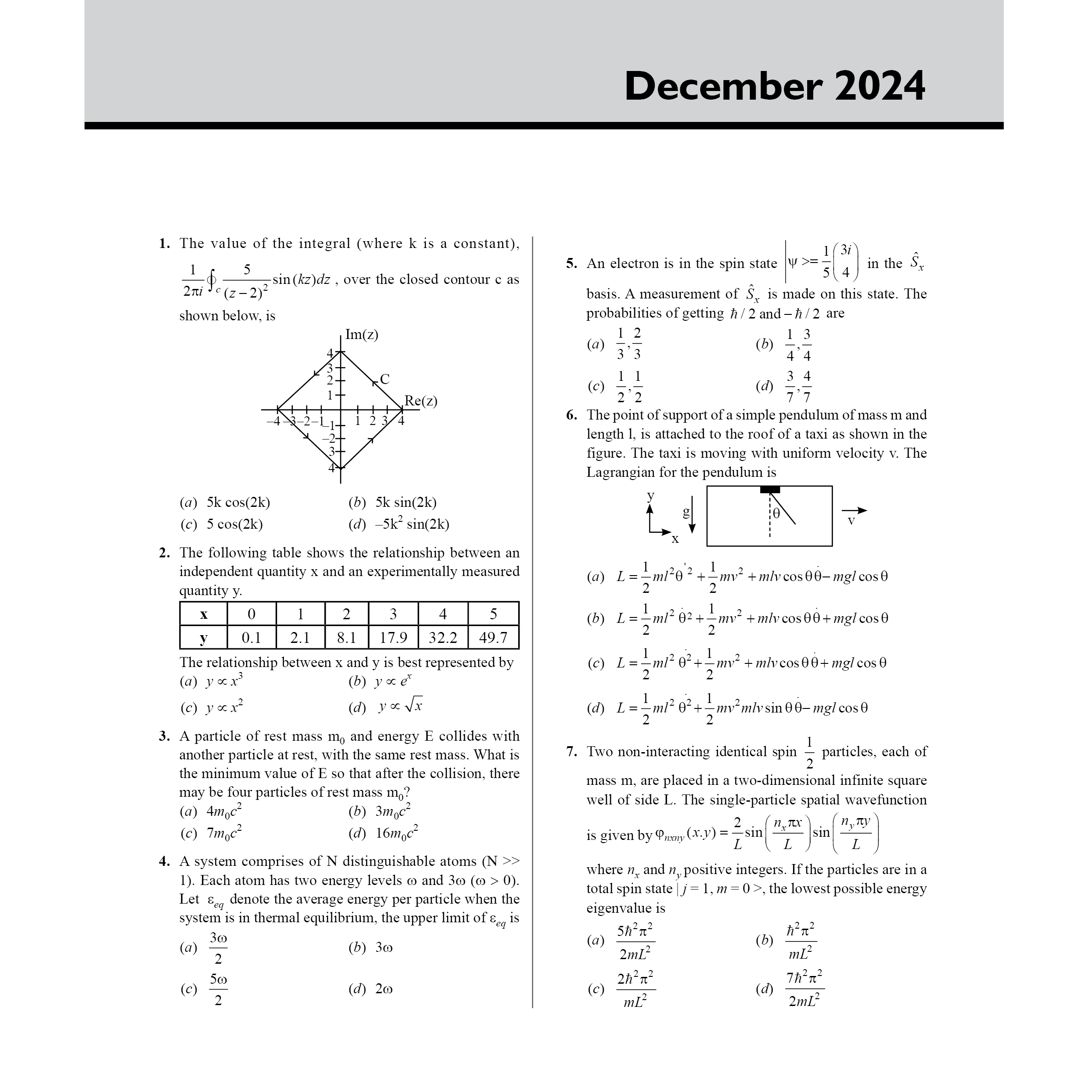 CSIR - NET Recap Physical Sciences Chapterwise & Yearwise Previous Years Solved Papers (2025-2015) PYQ Latest December 2024 Paper Covered l TIFR, JEST, GATE and IIT JAM Exams