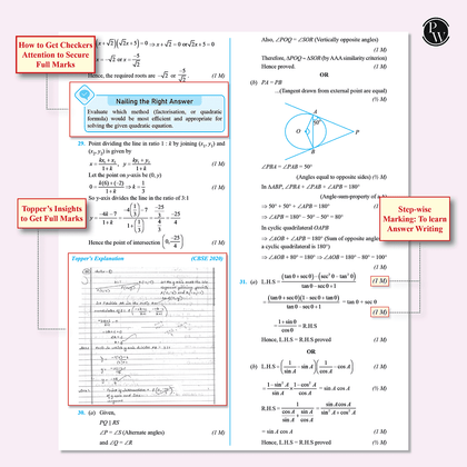 CBSE CLASS 10th QCB