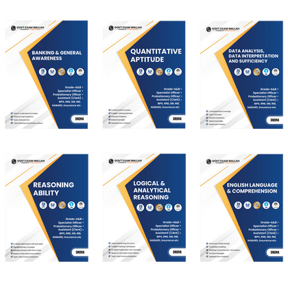 .Banking Drona Modules Combo Set of 6 Books | For Banking 2025 Exams | Latest Exam Pattern | Topicwise MCQs, Short Tricks, Detailed Solutions with Examples