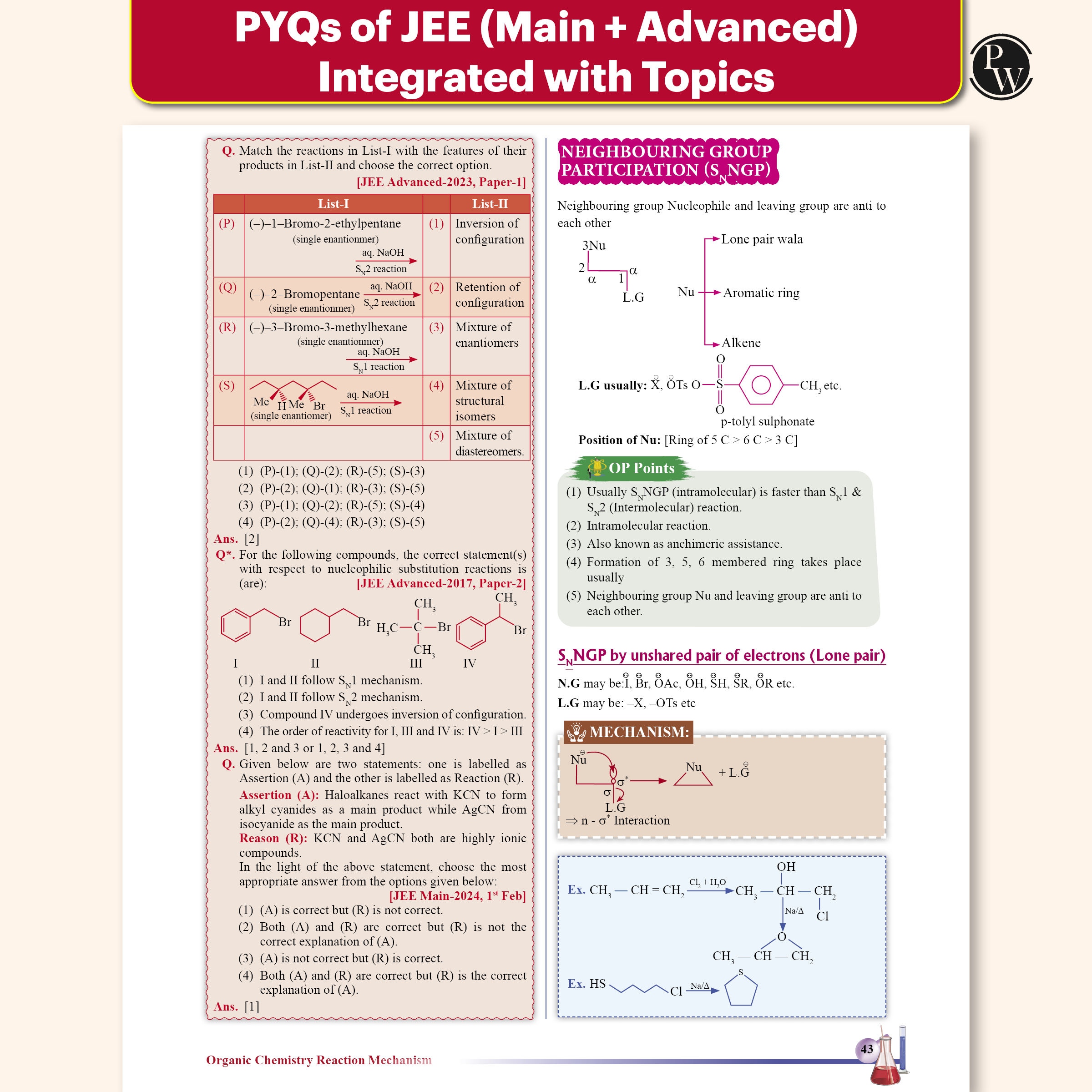 The Mechanism Mantra For NEET, JEE Main, JEE Advanced and Olympiads By Pankaj Sir (Popu Mama) For 2026 Exams l Reaction Mechanisms, Name Reactions and Reagents