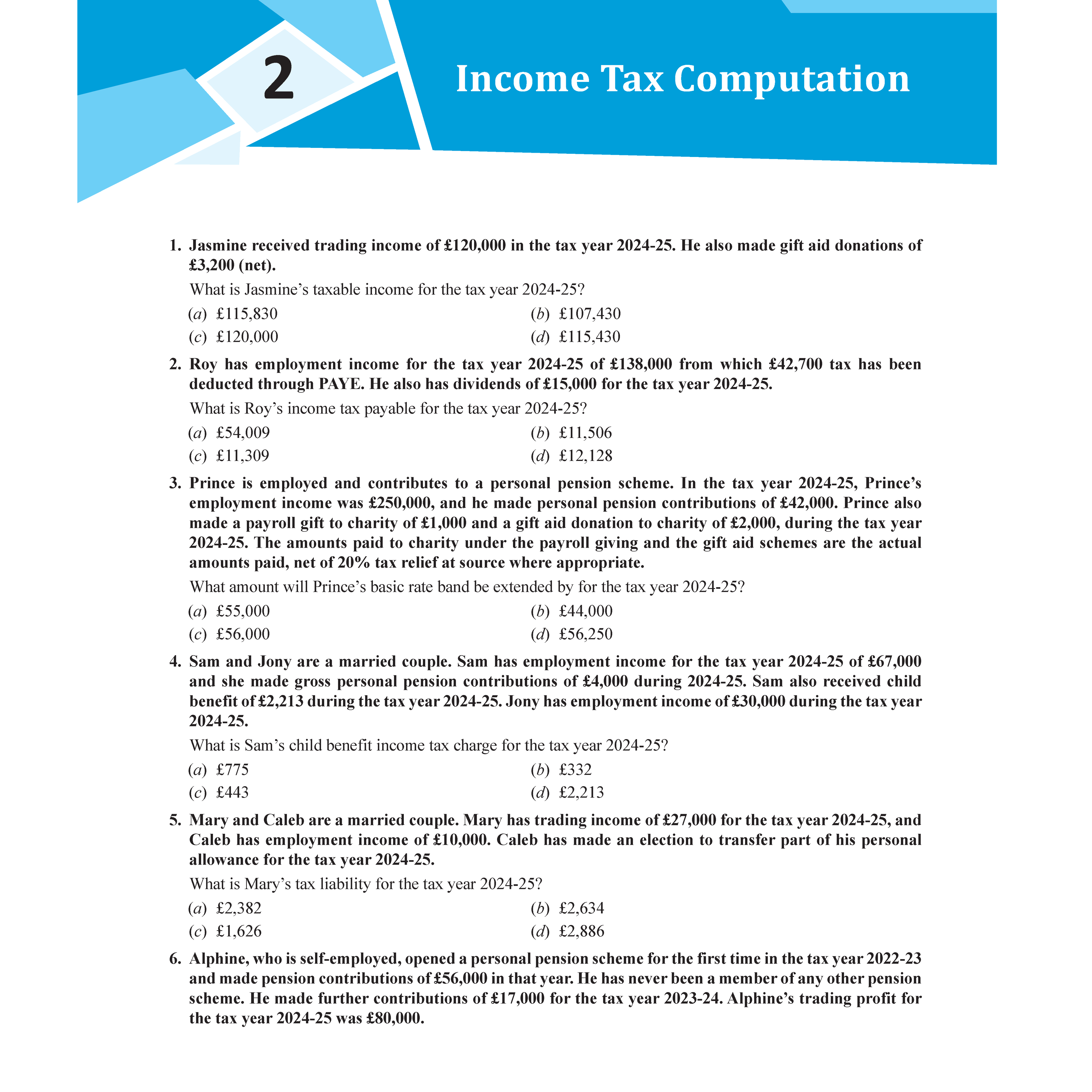 ACCA Taxation (TX) Concept Book + Question Bank Combo Set of 2 Books