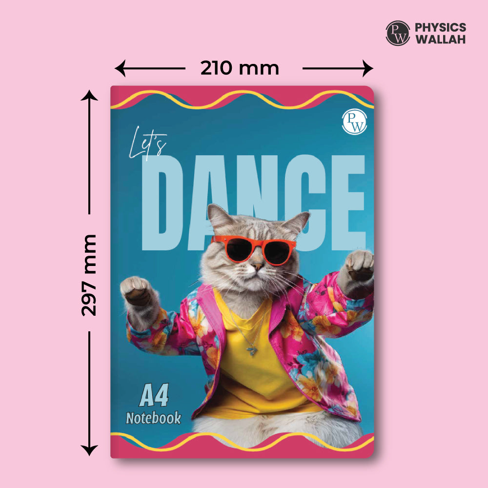 240 Pages A4 Notebook | Unruled set of 4 |  Notebook for School, College & Office Use | Smooth Paper | Durable Cover