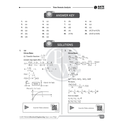 GATEWALLAH Electrical Engineering and Engineering Mathematics & General Aptitude Combo Set of 2 Books Topicwise Previous Years Solved Questions with Video Solutions For 2026 Exams
