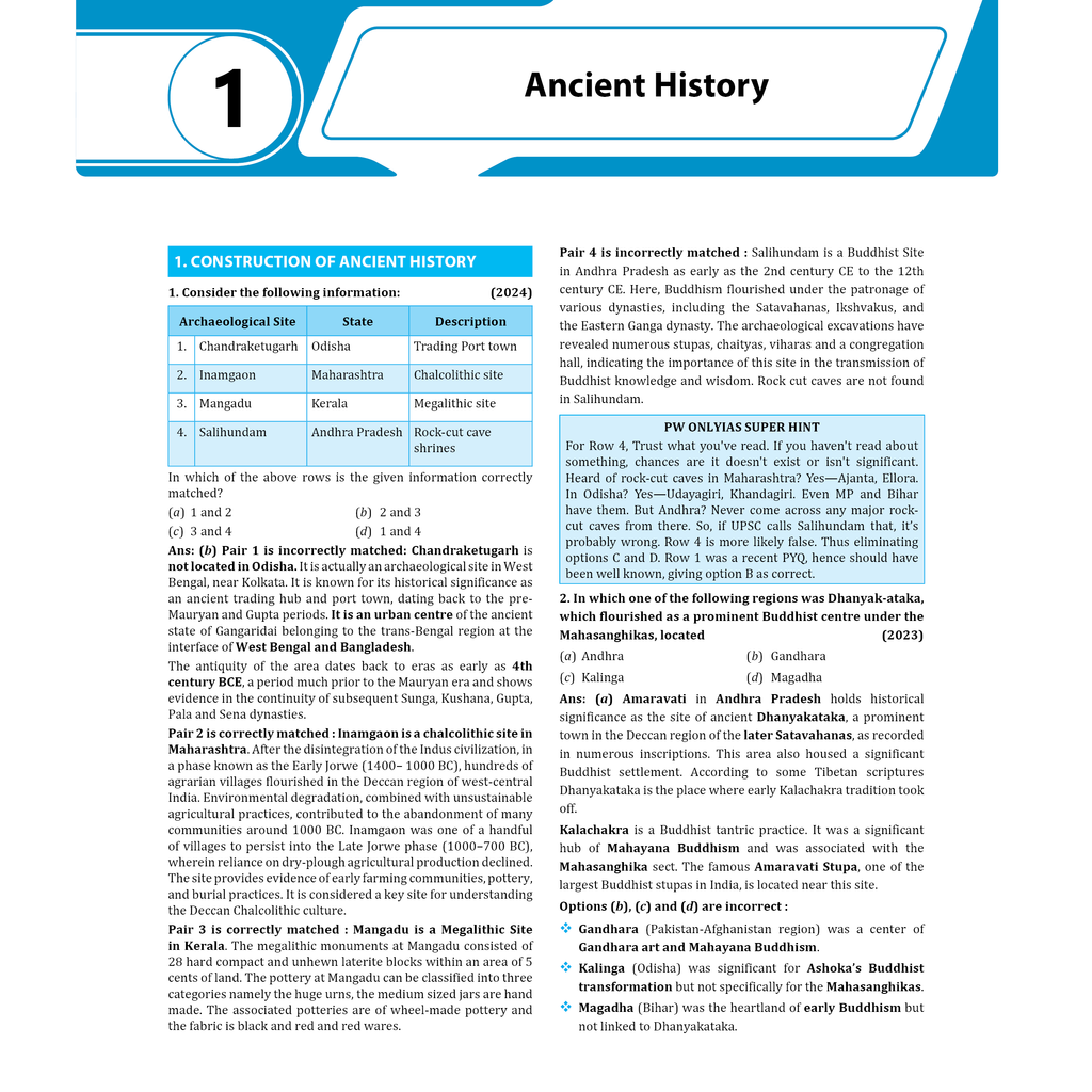 ONLYIAS UPSC 31 Years PYQs (2025-1995) GS Topicwise Solutions and UPSC CSAT Wallah Previous 15 Years' Solved Questions (2025-2011) Combo Set of 2 Books