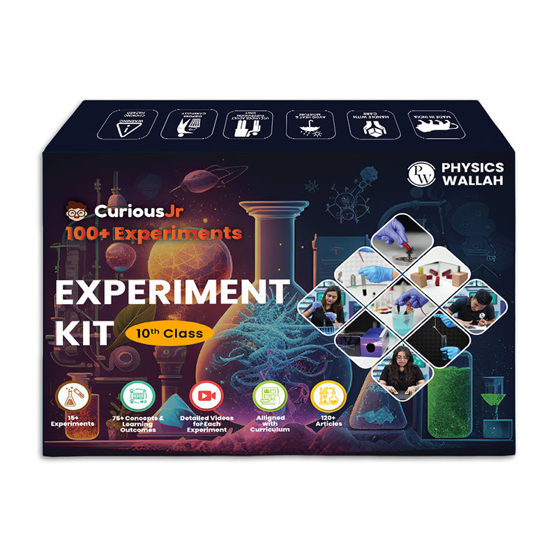 Science Experiment Kit for Class 10 CBSE and NCERT Aligned | Safe and Easy Science Kit with Lab Manual and Video Tutorials | Science Project Kit for Central and State Boards