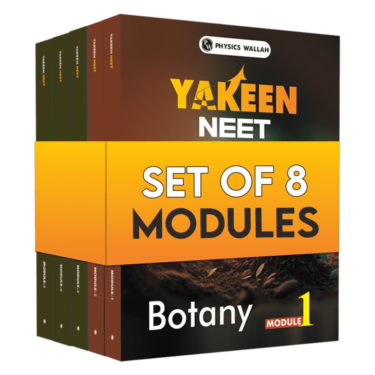 Yakeen For NEET Droppers Botany and Zoology Modules with Solutions Combo Set of 8 Books (2025 Edition)