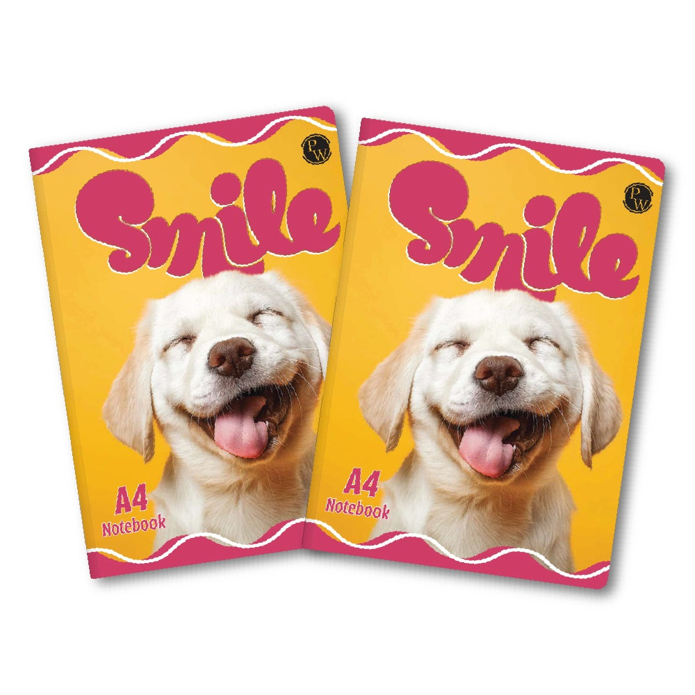 240 Pages A4 Notebook | Ruled set of 2  | Ruled Notebook for School, College & Office Use | Smooth Paper | Durable Cover