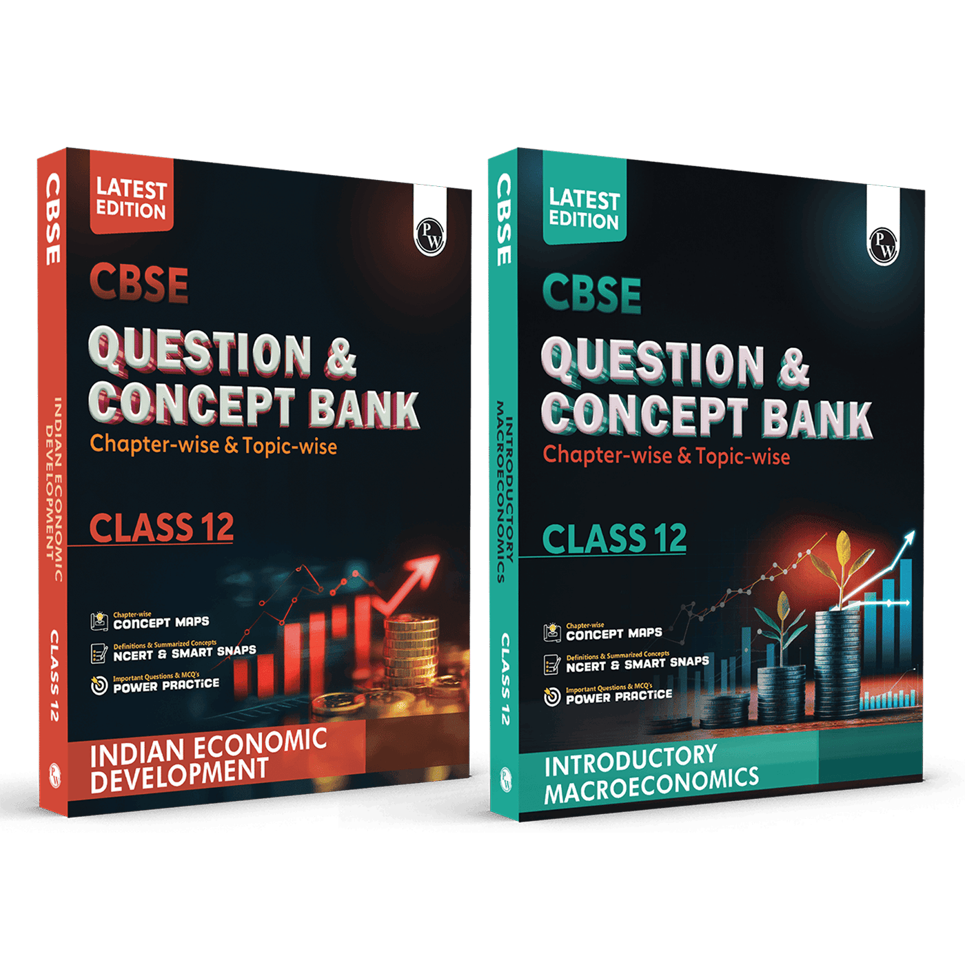 CBSE Question & Concept Bank (QCB) Class 12 Macroeconomics & Indian Economic Development Combo Set of 2 Books Chapter-wise and Topic-wise Solved Questions For 2026 Exams