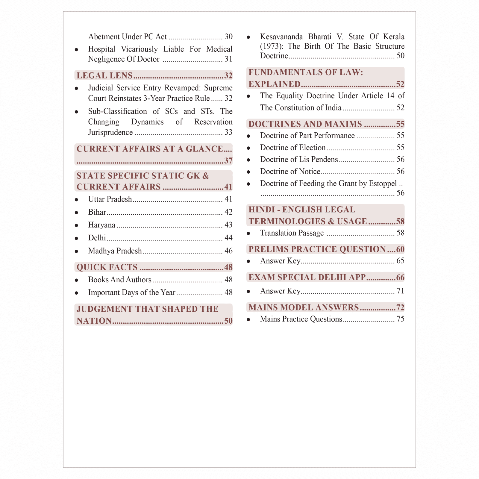 Legal Current Affairs Judiciary Magazine for May 2025