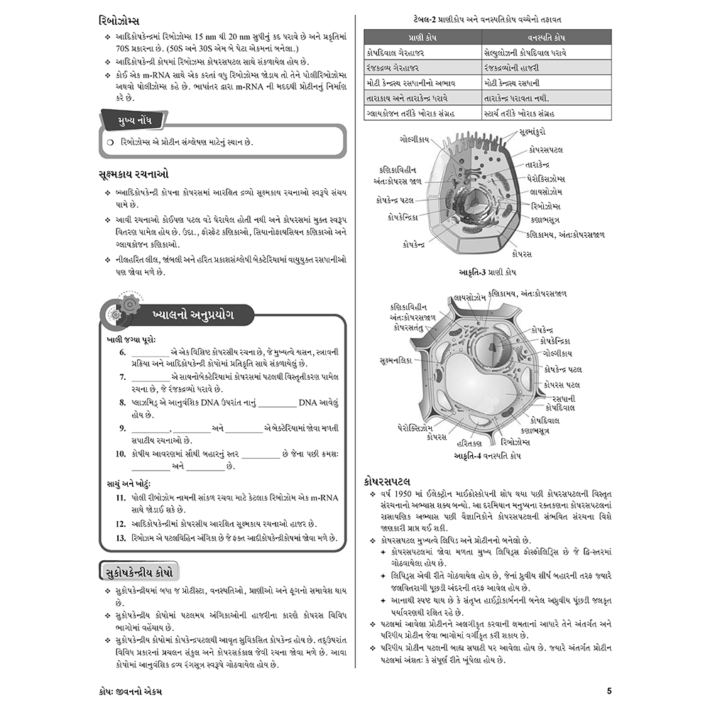 Yakeen for NEET (Gujarati) Droppers Botany updated Edition Combo Set of 5 Books