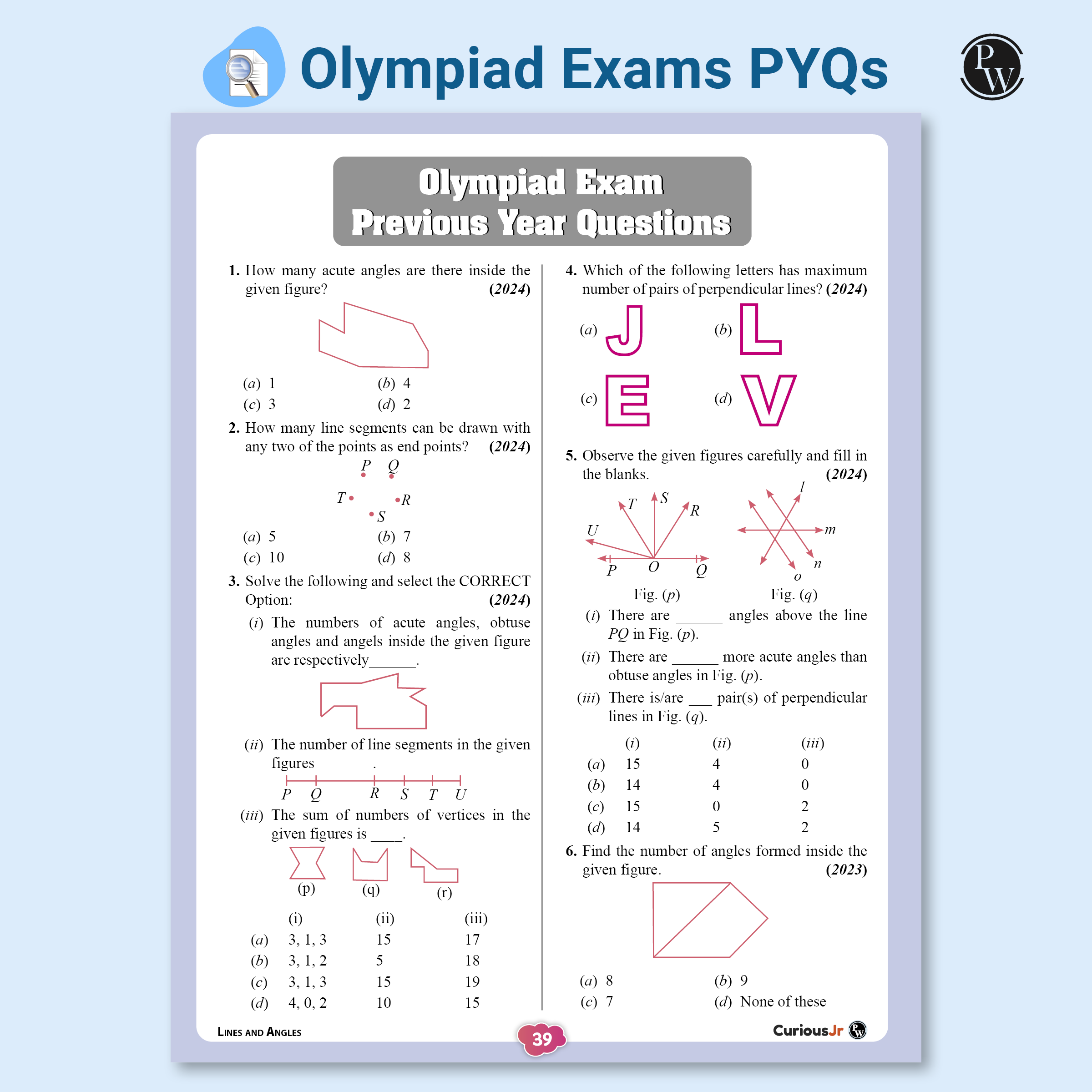 Olympiad Plus Workbook For Class 6 Mathematics Prepguide, Concept Map, PYQs and Worksheets For After School Practice | IMO, iOM, Hindustan Olympiad, NSTSE, SEAMO, ISTSE and Others