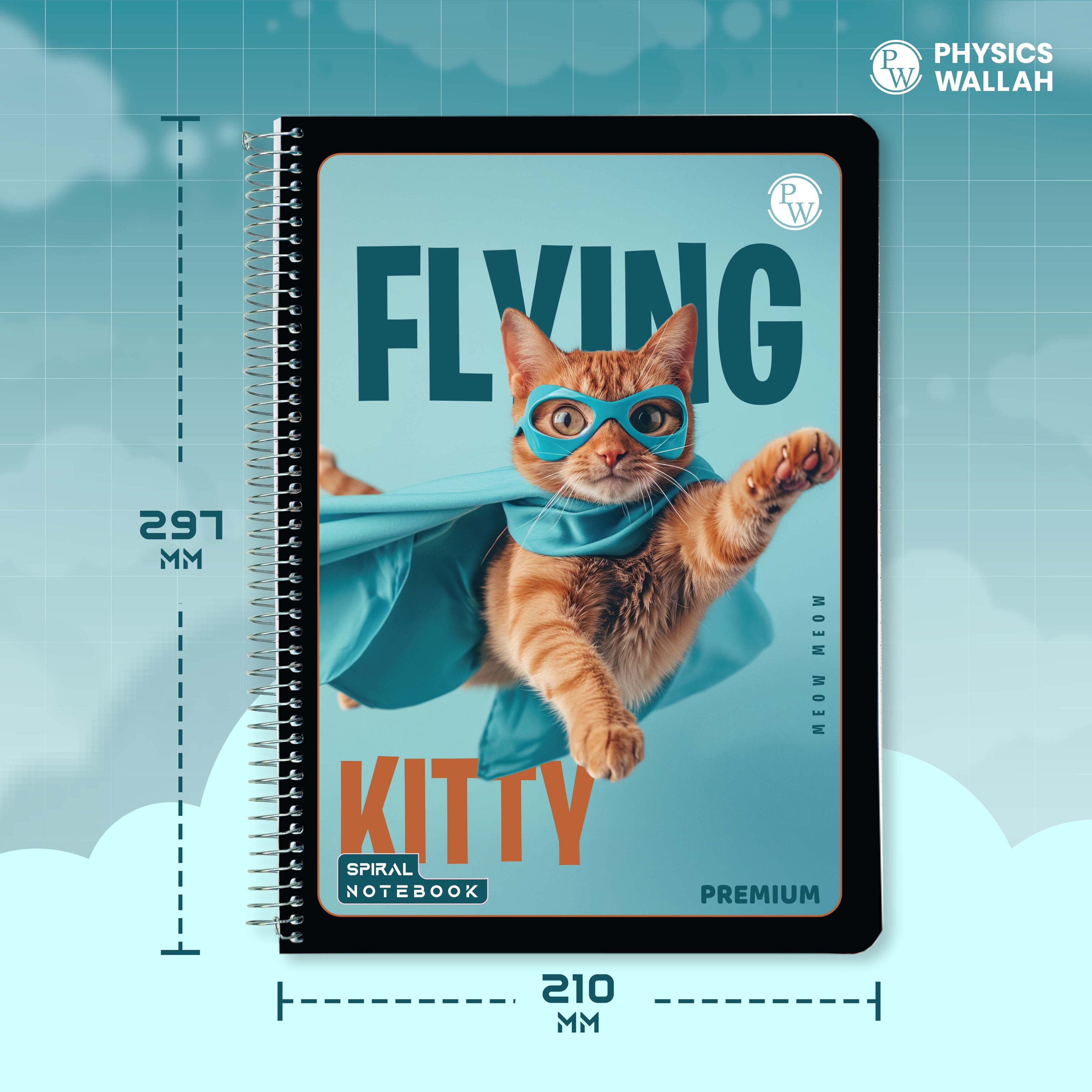 Flying Cat notebook