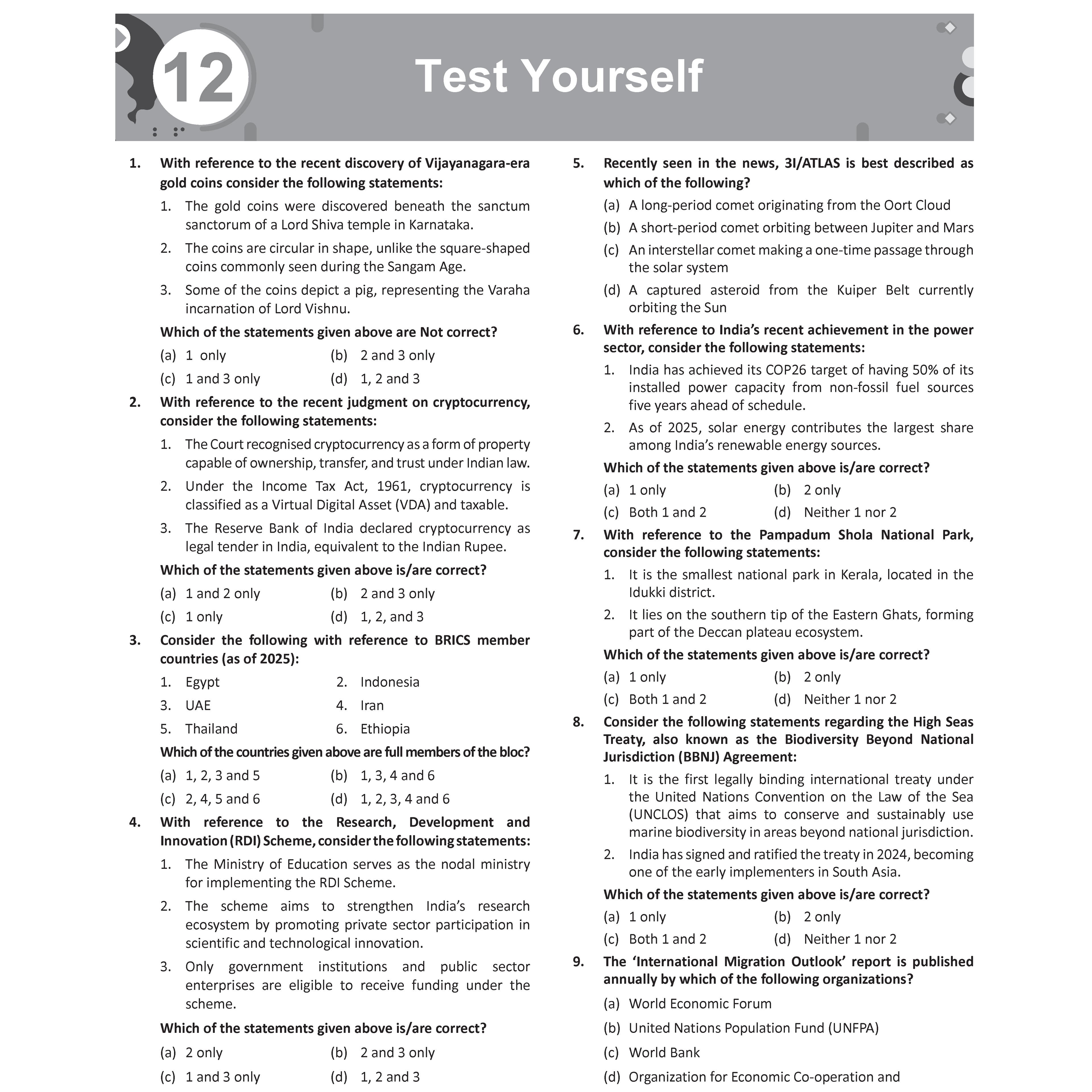 PW UPSC Monthly Current Wallah Magazine November 2025 Edition | Current Affairs For Civil Services Examinations