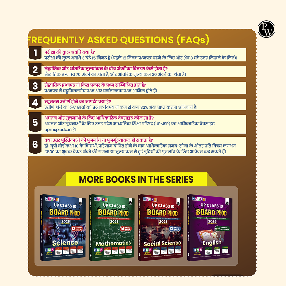 UP Board Phod Class 10 Hindi Chapterwise Question Bank with PYQs For 2026 Board Exam | Model Papers with OMR Sheet