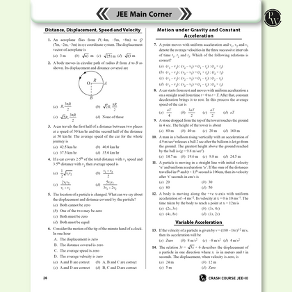 JEE Crash Course
