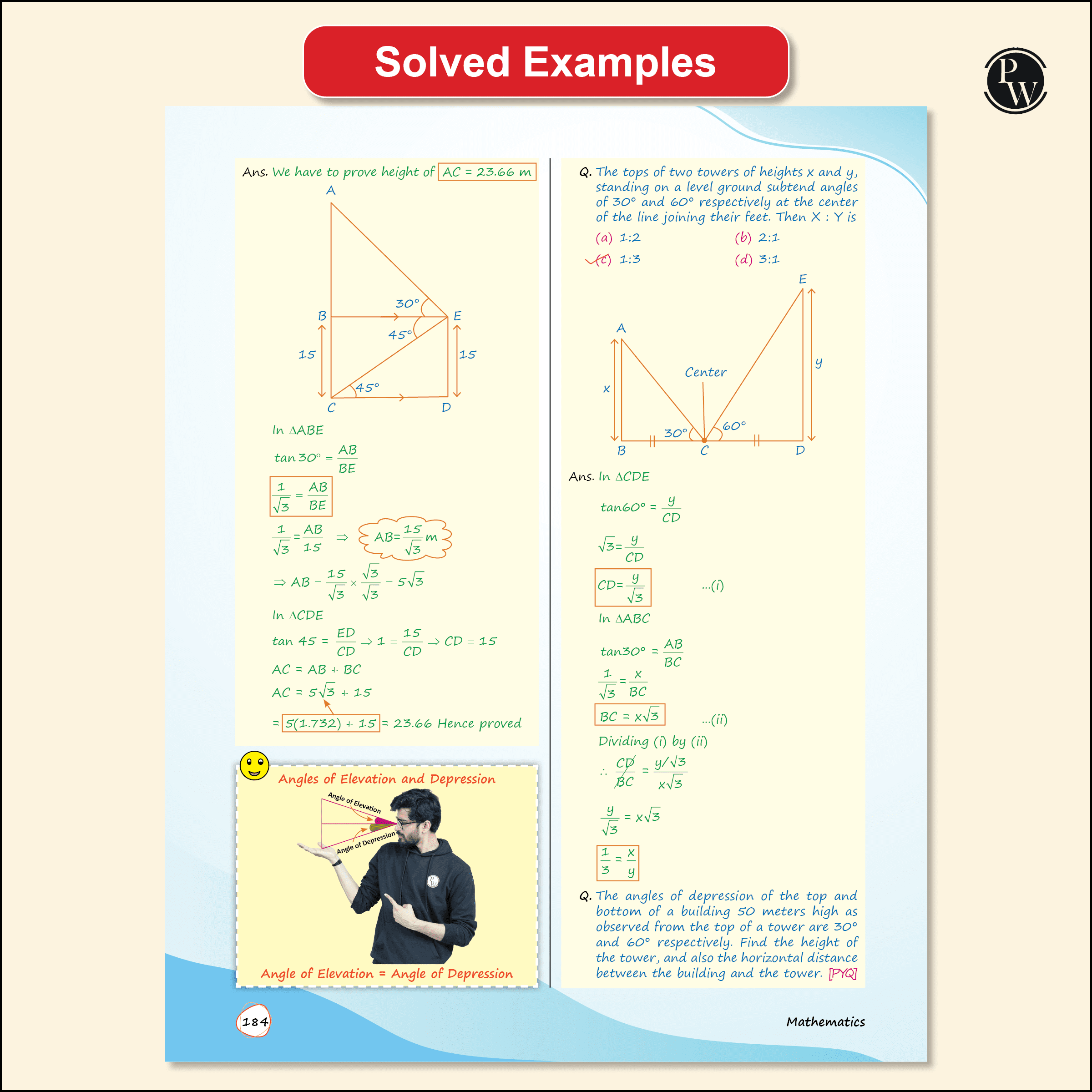 CBSE Class 10 Mathematics Made Easy Handwritten Notes with Question & Concept Bank (QCB) Maths (Standard) By Ritik Mishra Combo Set of 2 Books For 2025-2026 Board Exams