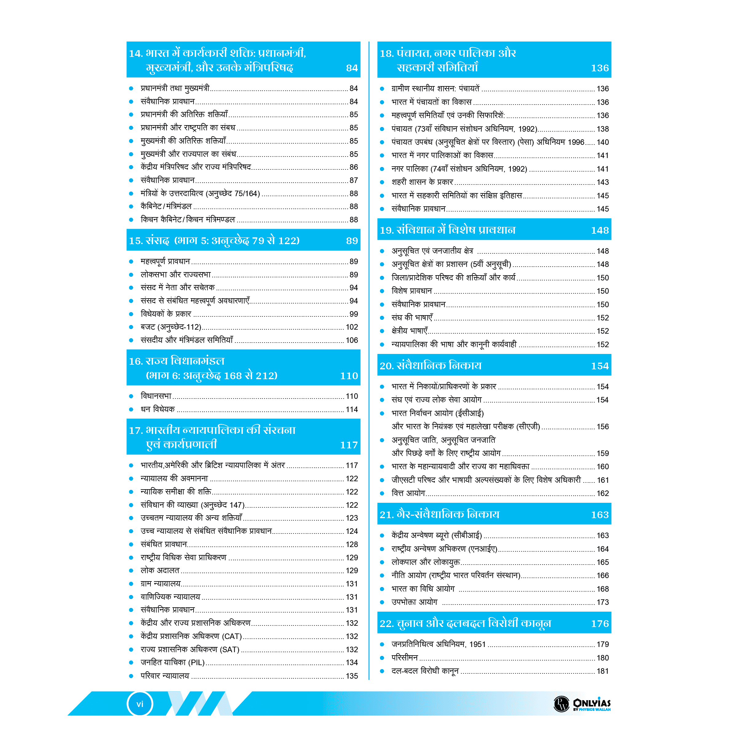 UDAAN (Prelims Wallah Static) Indian Polity Hindi Edition For 2025 Exams