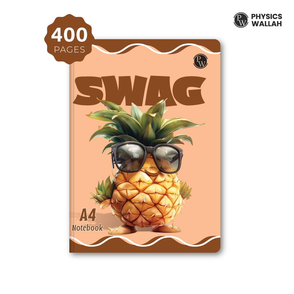 400 Pages A4 Notebook | Sinacgle line | Ruled Notebook for School, College & Office Use | Smooth Paper | Durable Cover