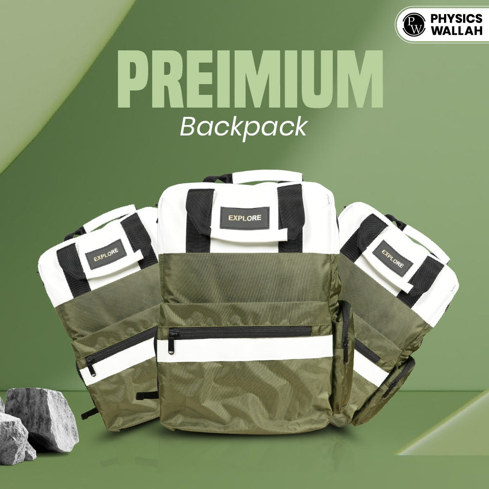 StudentPro Henna and White Double tone | Eco-Friendly Water Resistant Bag with Rain Proof Zippers | Designed for Coaching, School & College  Backpack