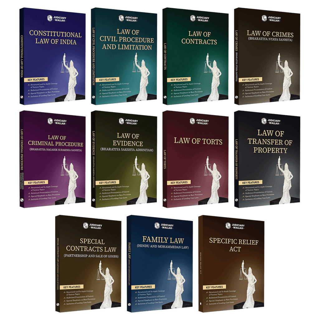 Judiciary Comprehensive  Combo Set of 11 Books | Complete Judicial Service Exam Prep with Case Laws, Legal Maxims & In-Depth Coverage of Key Concepts
