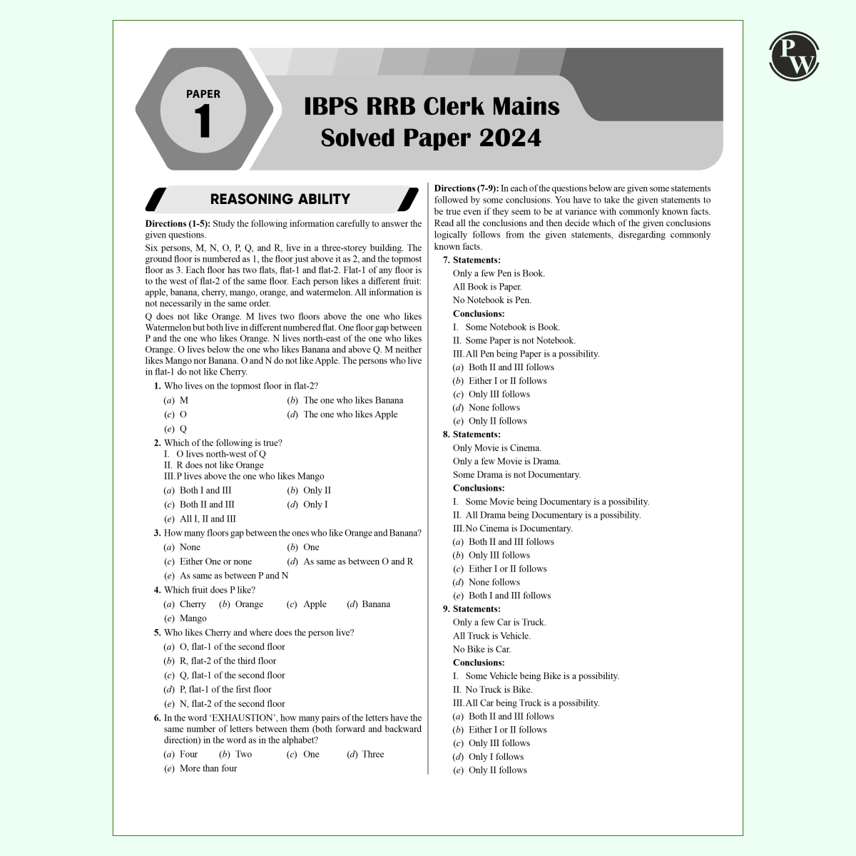 All in One IBPS RRB Clerk Prelims & Mains Exams 2025-26 By Mayank Sir & Vidhu Sir | Chapterwise Theory, Practice Questions | 10 Past Year Papers (PYQ)