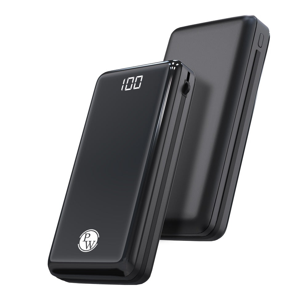 Power Bank 20,000 mAh 2 USB Ports, Micro USB & C-type Input