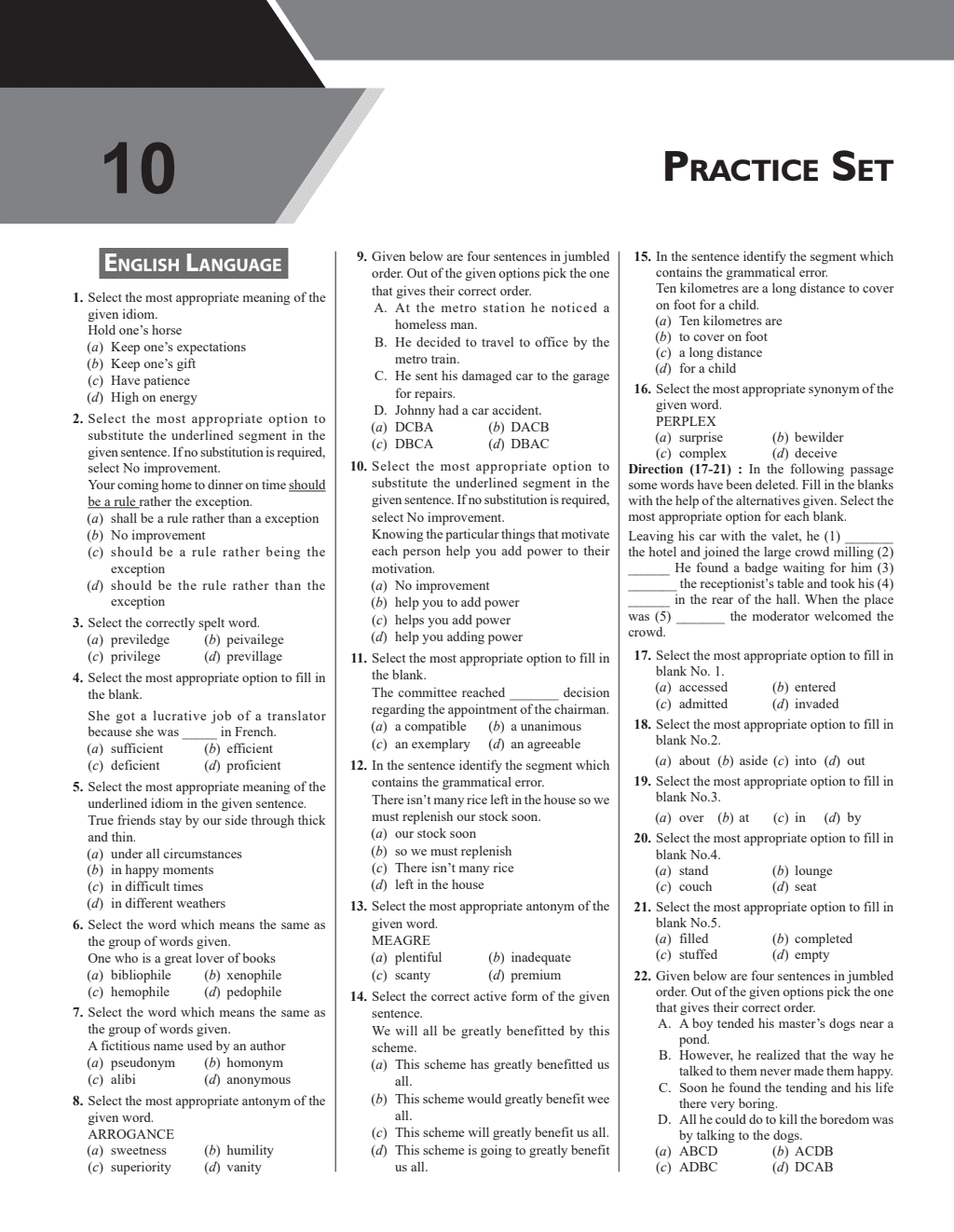 Selection Mantra For SSC CHSL Exam 2024 l Chapterwise and Typewise Previous Years Solved Papers Till 2023 (Combined book-GK, Reasoning, English and Quantitative Aptitude) with 10 Practice Sets & Revision Vibes l English Edition