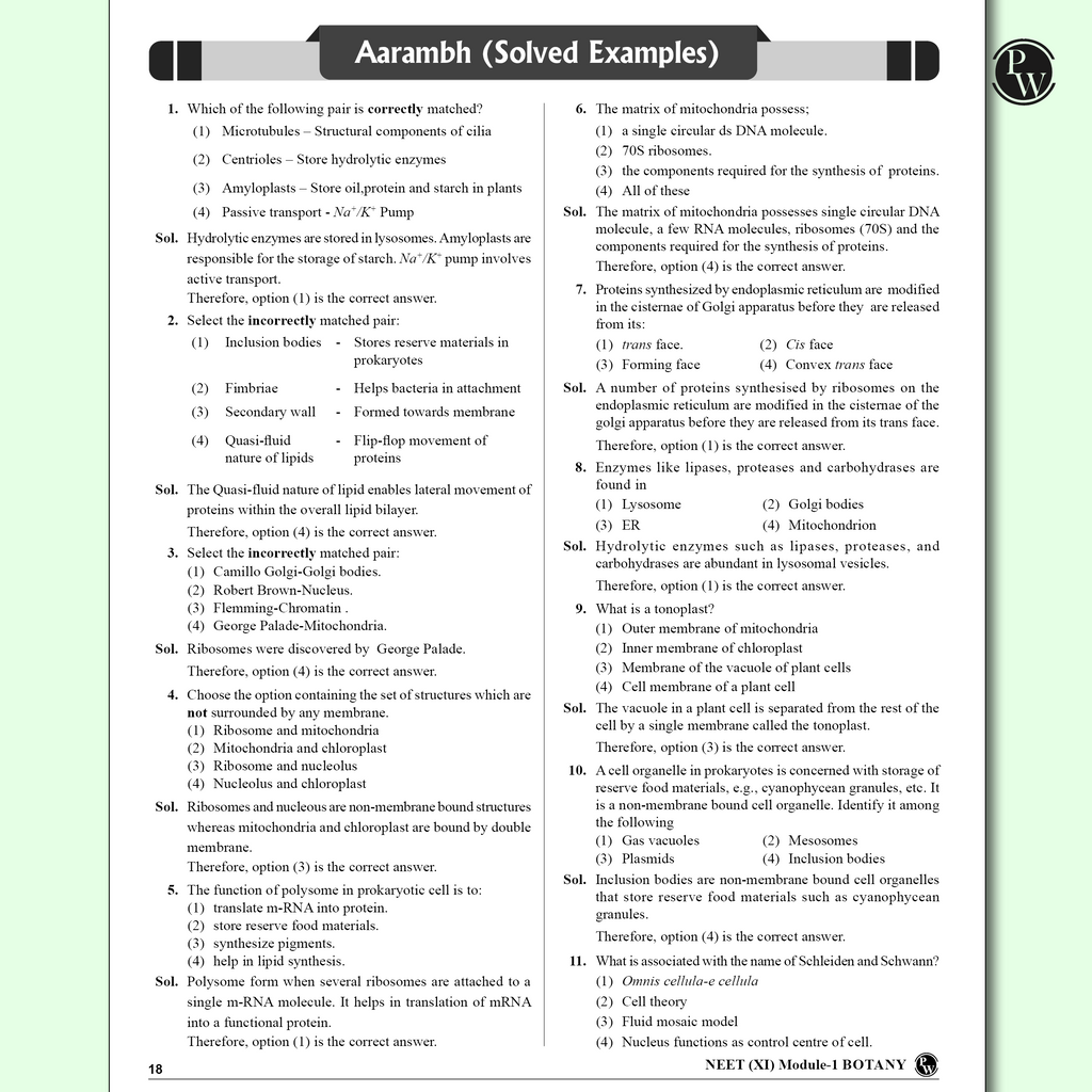 Arjuna For NEET Class 11 Physics, Chemistry, Botany and Zoology Modules with Solutions & 15 OMR Sheets Combo Set of 15 Books For (2025 Edition).