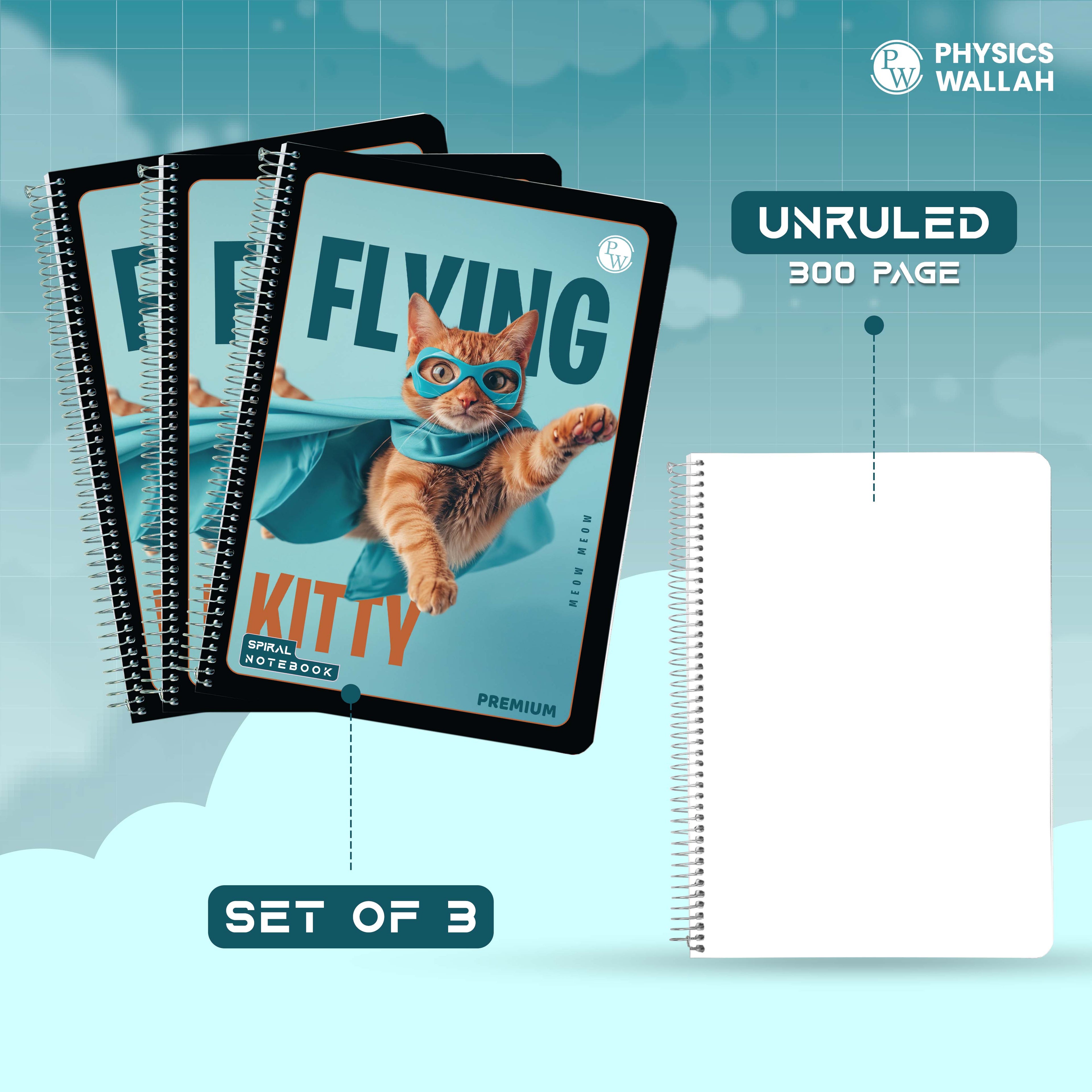 Flying Cat notebook