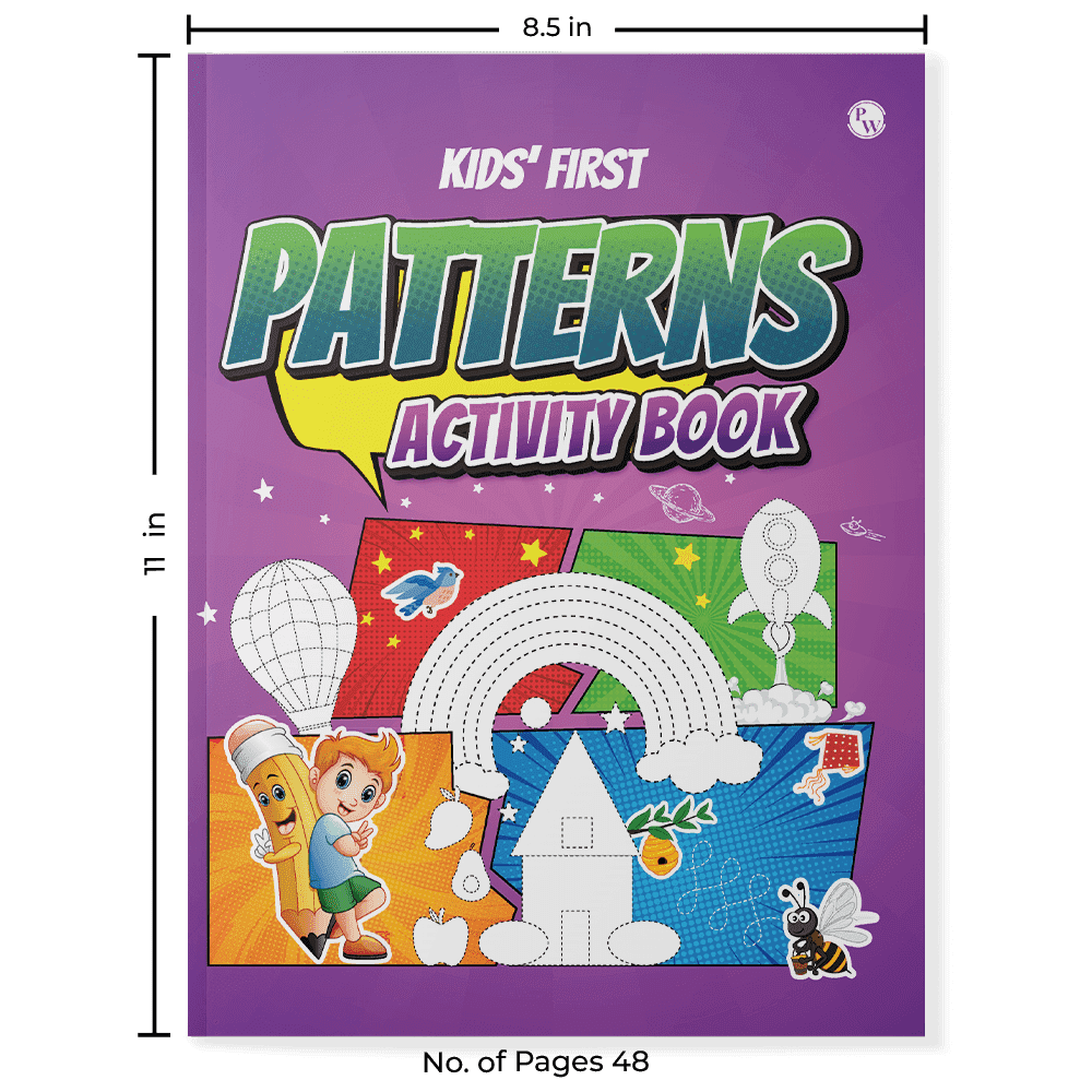 My First 1000 Words Book, 100+ Copy Coloring Activity Book & Kids' First Patterns Activity Book Combo Set of 3 Books l Practice Patterns with Fun Activities for Kids