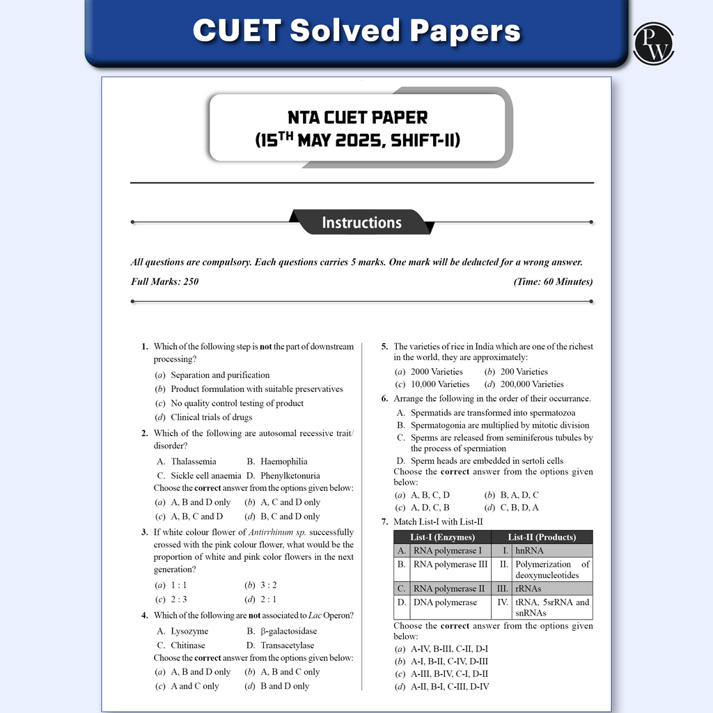 CUET (UG) Biology Chapterwise & Topicwise Question Bank for 2026 Exam | Theory & Exercise with Past Year Questions (2025-2022) PYQ and Mock Tests