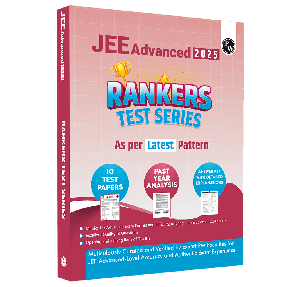 JEE Advanced Rankers Test Series 2025 As Per Latest Exam Pattern | 10 Mock Test (5 Paper I + 5 Paper II) | Elaborated Solutions with College Cutoff and Past year Paper Analysis