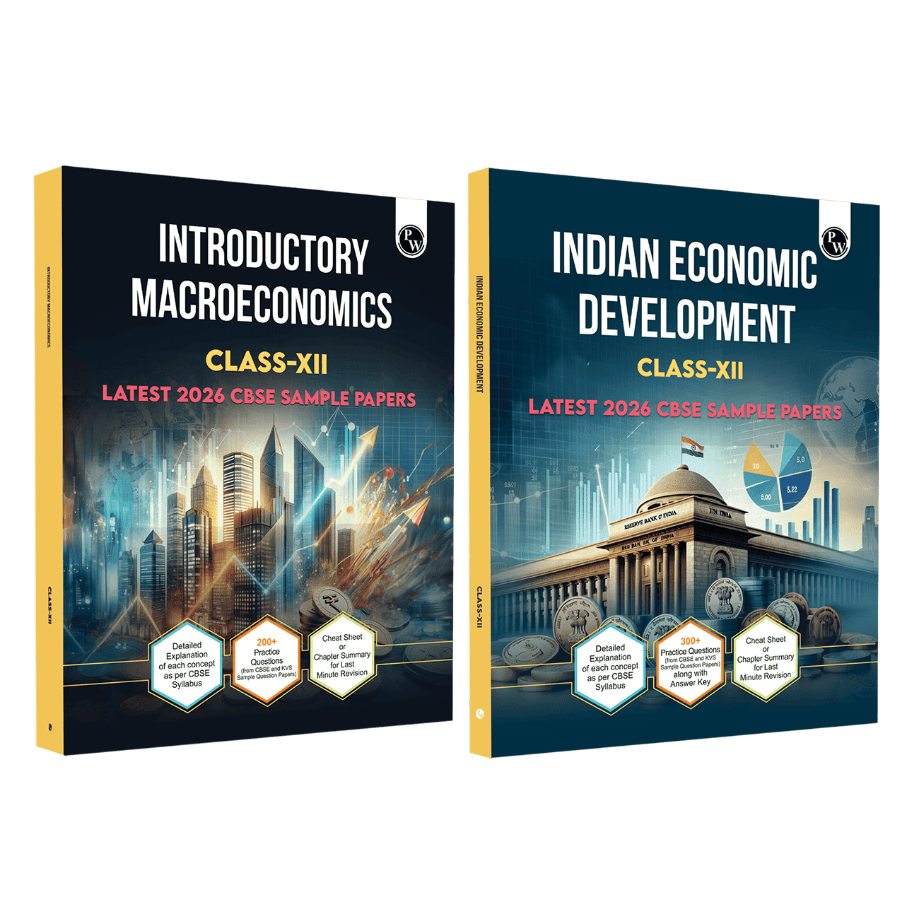 CBSE Class 12 Introductory Macroeconomics & Indian Economics Development Combo Set of 2 Books | All CBSE Theoretical Concepts, Practice Questions, MCQ's and CBSE 2026 Sample Papers