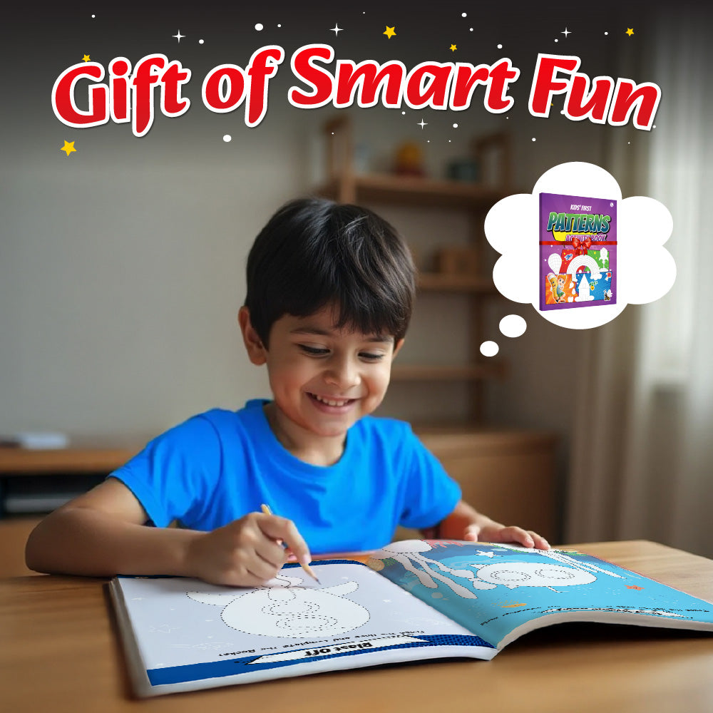 Kids First Patterns Activity Book l Practice Patterns with Fun Activities for Children Ages 1, 2, 3, 4, 5 Years