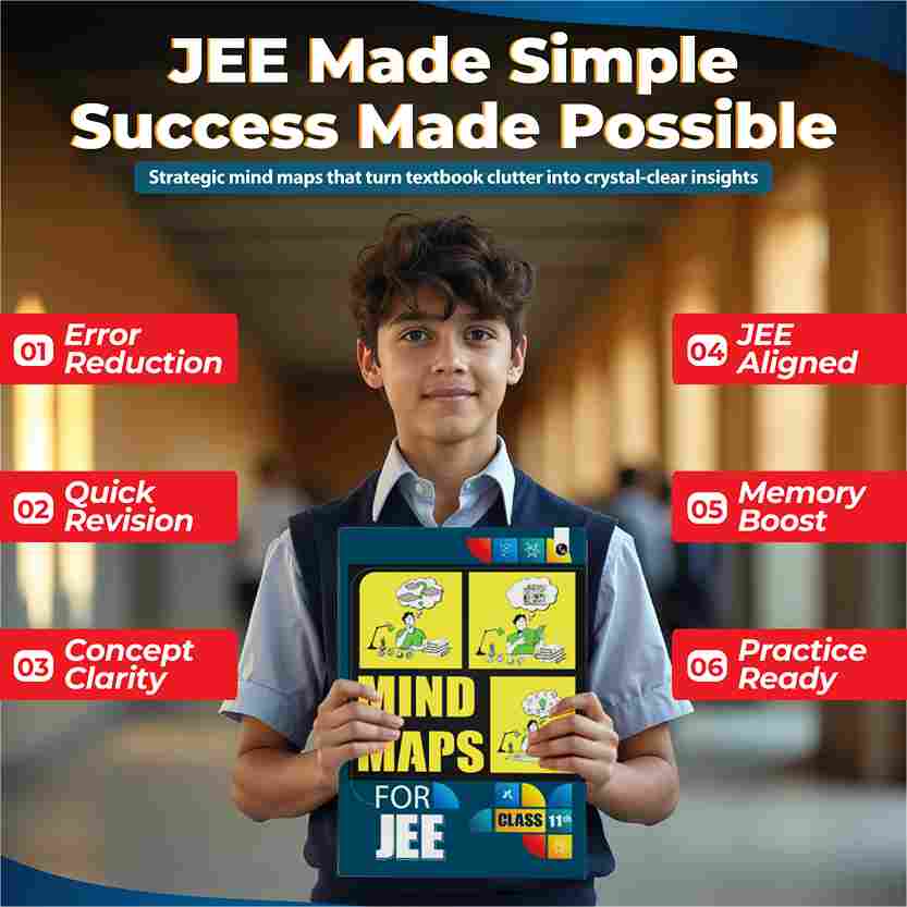 JEE Mind Maps for Class 11th (Paperback) l Complete Coverage of Physics, Chemistry and Mathematics l Intractive Mind Maps, Important Concept & Formula