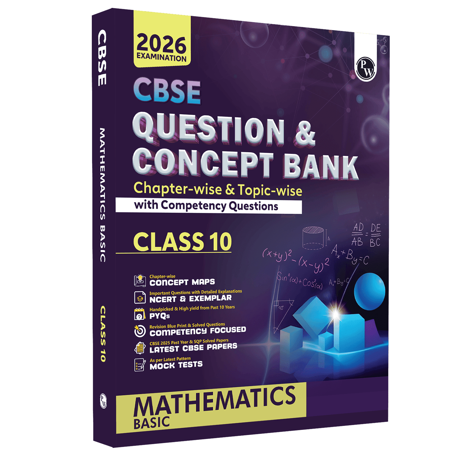 CBSE Question & Concept Bank (QCB) Class 10 Mathematics (Basic) Chapter-wise and Topic-wise Solved Questions For 2026 Exams with Competency Based Question