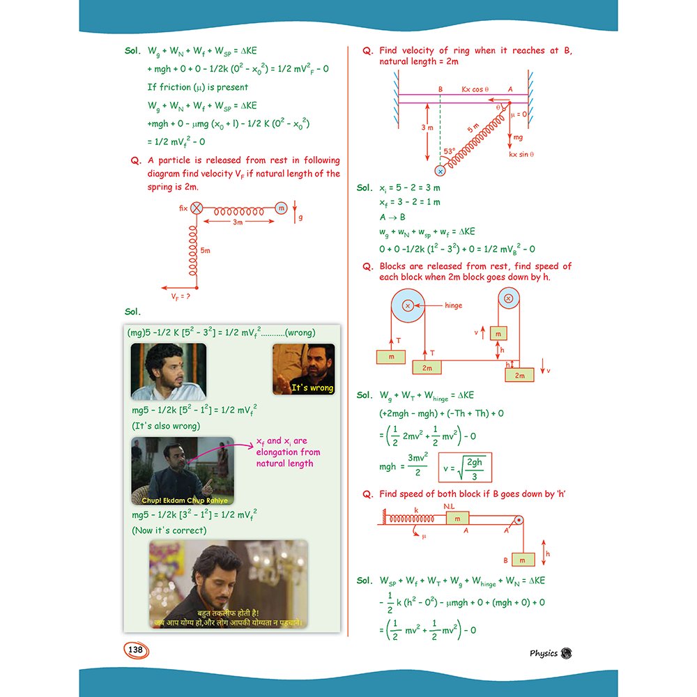 SKC Physics Crush Class 11 Handwritten Format Notes By Saleem Sir and Arjuna For JEE Main & Advanced Class 11 Physics Modules with Solutions Combo Set of 6 Books