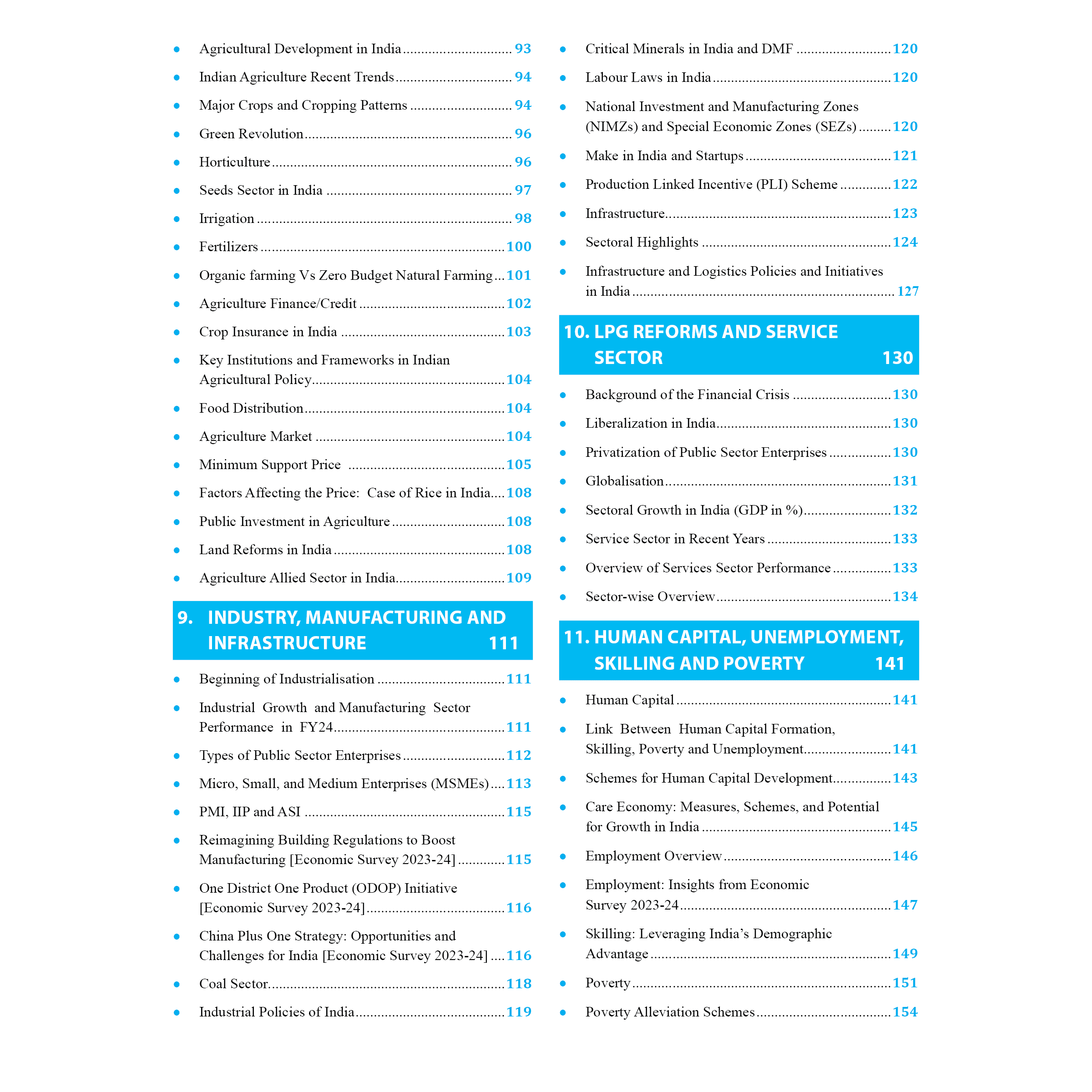 UDAAN (Prelims Wallah Static) Indian Economy For 2025 Exams