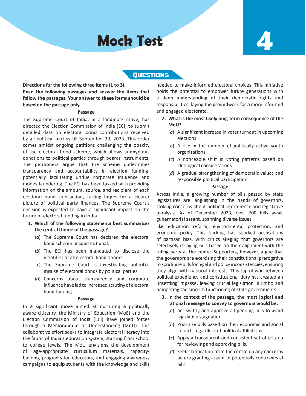 UPSC CSAT Wallah 10 Previous Years Solved Questions (2014 - 23) with 4 Mock Tests + UPSC Prelims Previous Years (2011-2023) Solved Question Papers Combo Set of 2 Books For Civil Services Exam