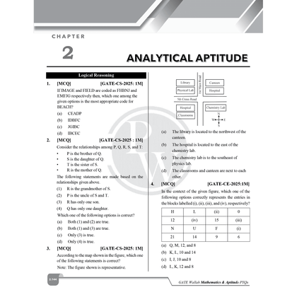 GATEWALLAH Civil Engineering and Engineering Mathematics & General Aptitude Combo Set of 2 Books Topicwise Previous Years Solved Questions For 2026 Exams