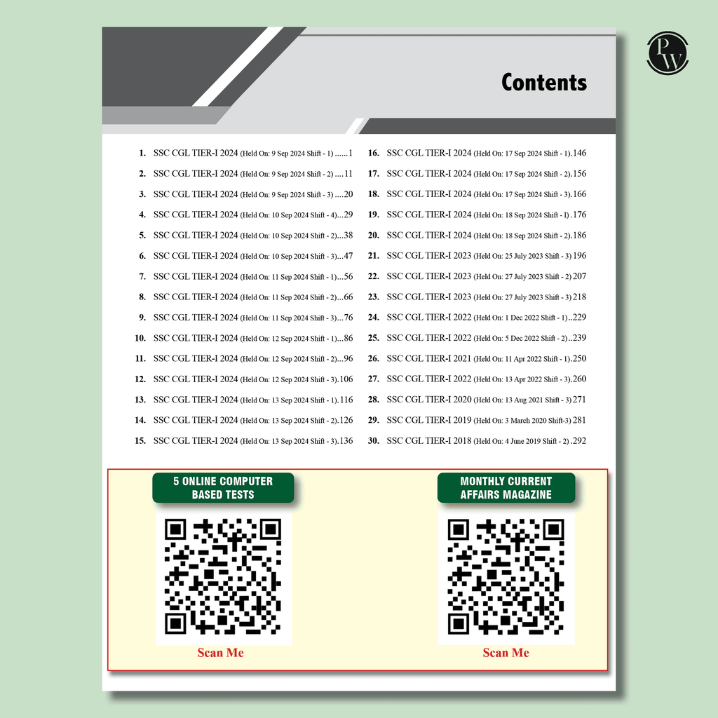 30 SSC CGL Tier I | Combined Graduate Level | Year-Wise SSC CGL Previous Year Paper (2024 - 2018) with 5 Online Practice Sets For Exam 2025 | English Edition