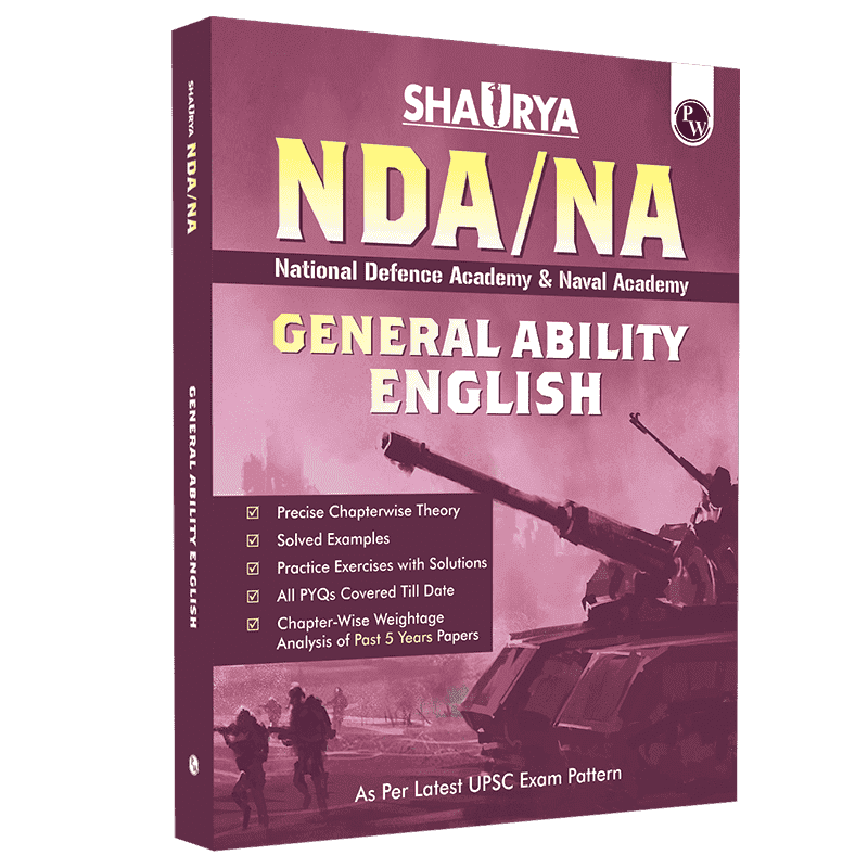 Shaurya NDA/NA General Ability English Book with Latest 2024 Solved Paper | National Defence Academy & Naval Academy Entrance Examination For 2024-25