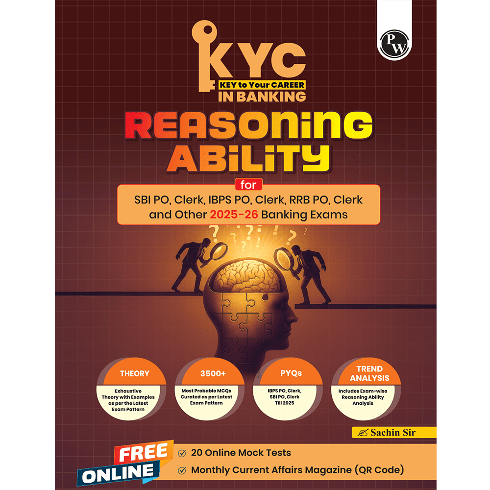 KYC Reasoning Ability | Chapterwise Theory, Exercise, Past Year Questions (PYQ) By Sachin Sir For SBI PO, Clerk, IBPS PO, Clerk, RBI & Other Banking Exams 2025- 26 | Free 20 Online Tests