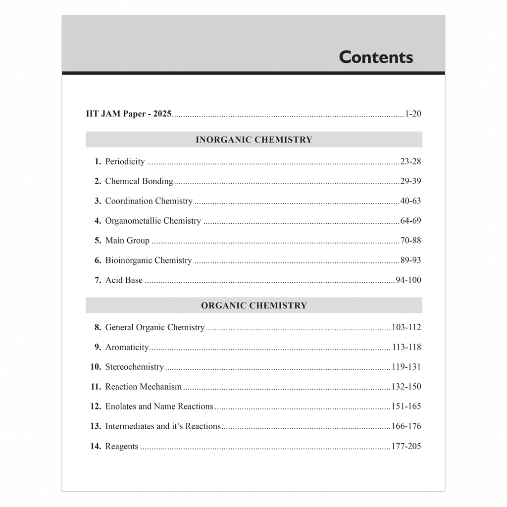 IIT-JAM 2025 Books