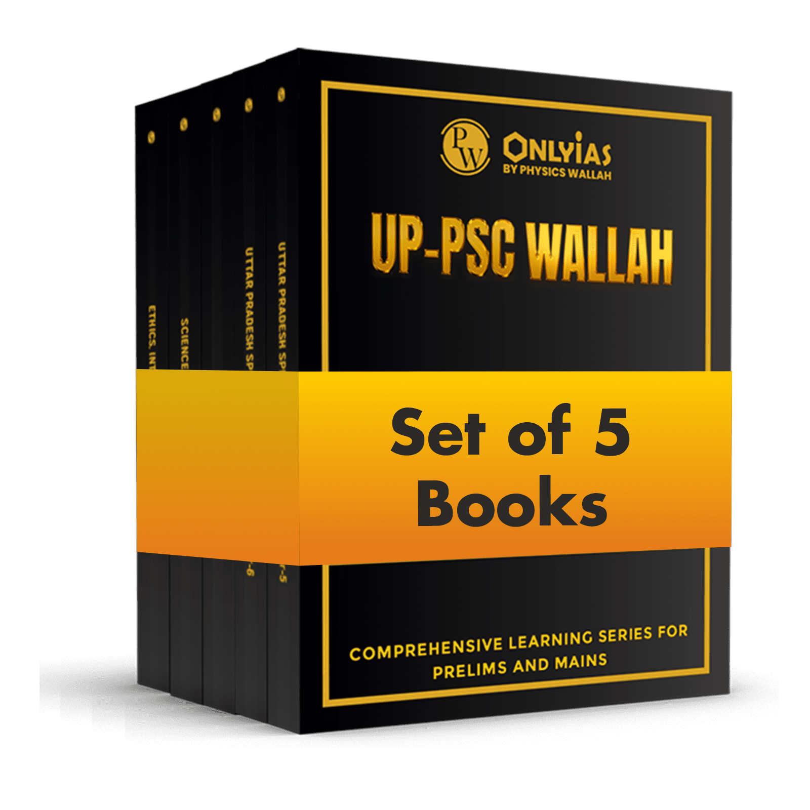 PWONLYIAS UP-PSC Wallah UP Special Combo Set of 5 Books For Civil Services Exam