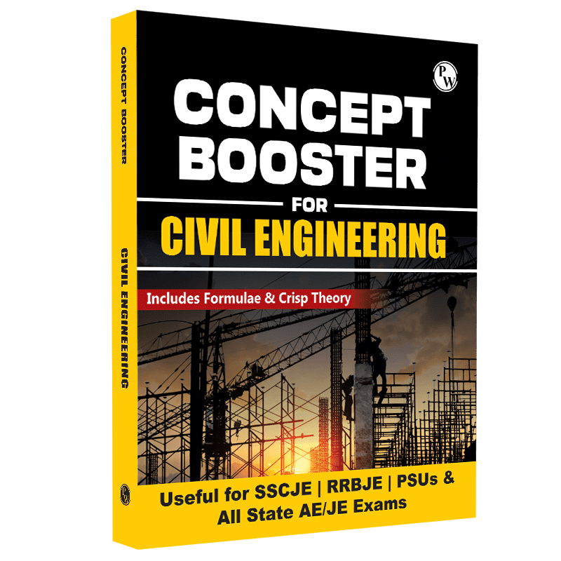 Concept Booster Civil Engineering for SSC JE, PSUs, RRB JE, All State AE/JE Exams | Formulas and Concise Concepts