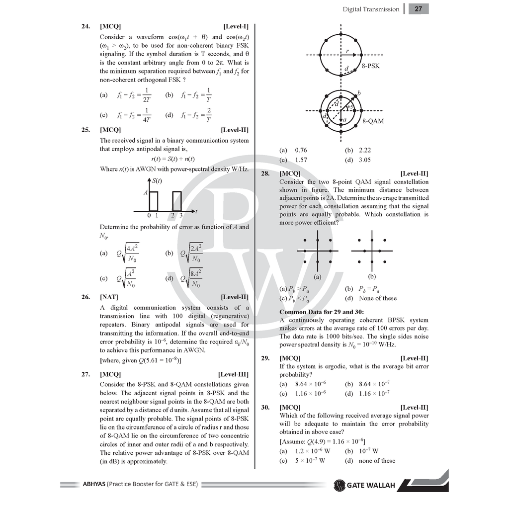 GATE Abhyas Practice Booster For ECE/EE Vol 1, Electronics & Communication Engineering Vol 2 and Engineering Mathematics & General Aptitude Combo Set of 3 Books