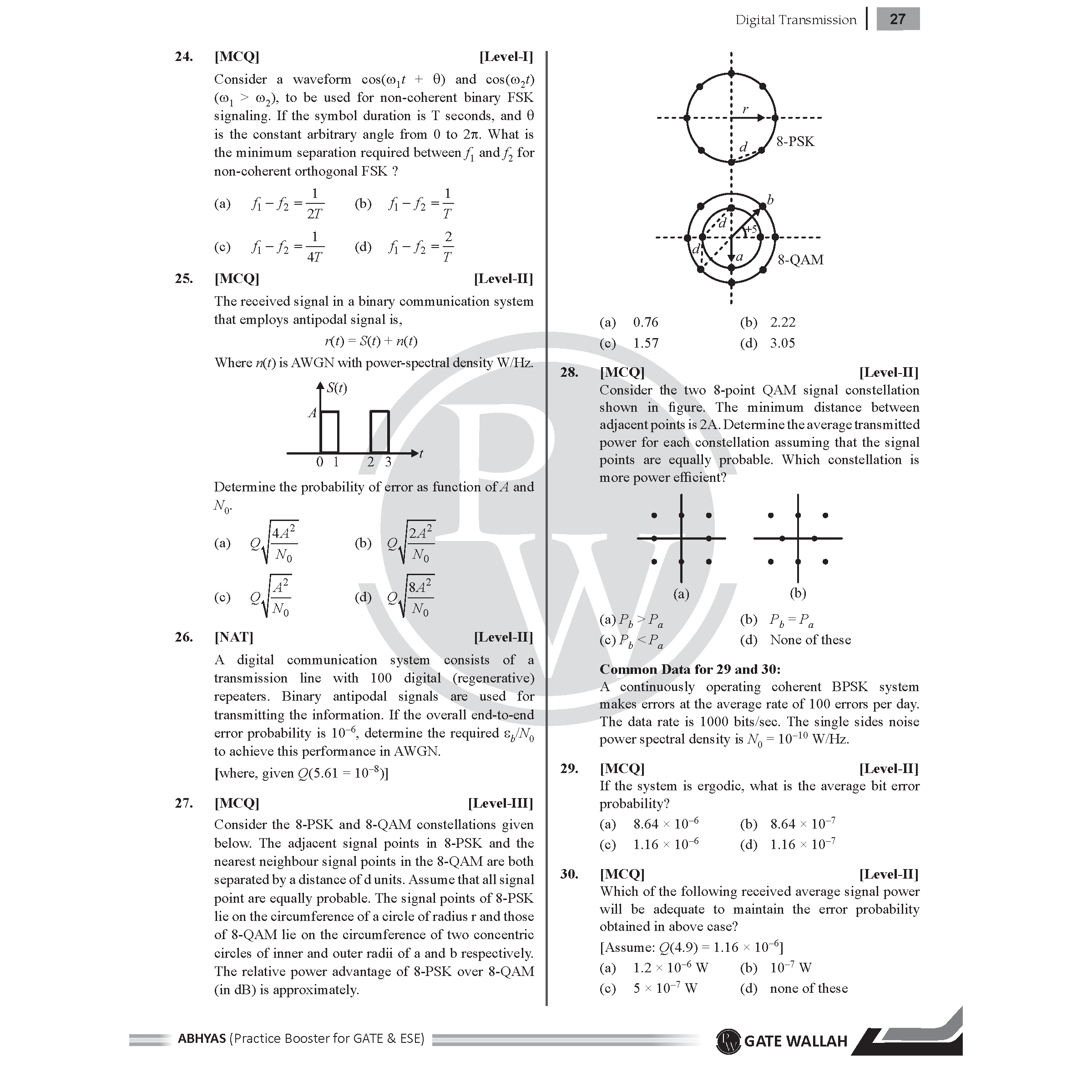 GATE Abhyas Practice Booster For ECE/EE Vol 1, Electronics & Communication Engineering Vol 2 and Engineering Mathematics & General Aptitude Combo Set of 3 Books