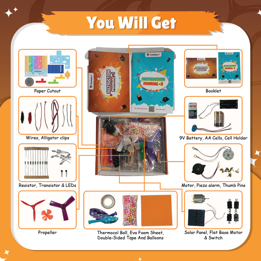 PW Science Kit for School Projects Age 8,9,10,11,12,13,14 & 15 Years Old | 25+ Science Experiments | Educational Learning STEM Toys | Science Gift Set for Girls & Boys